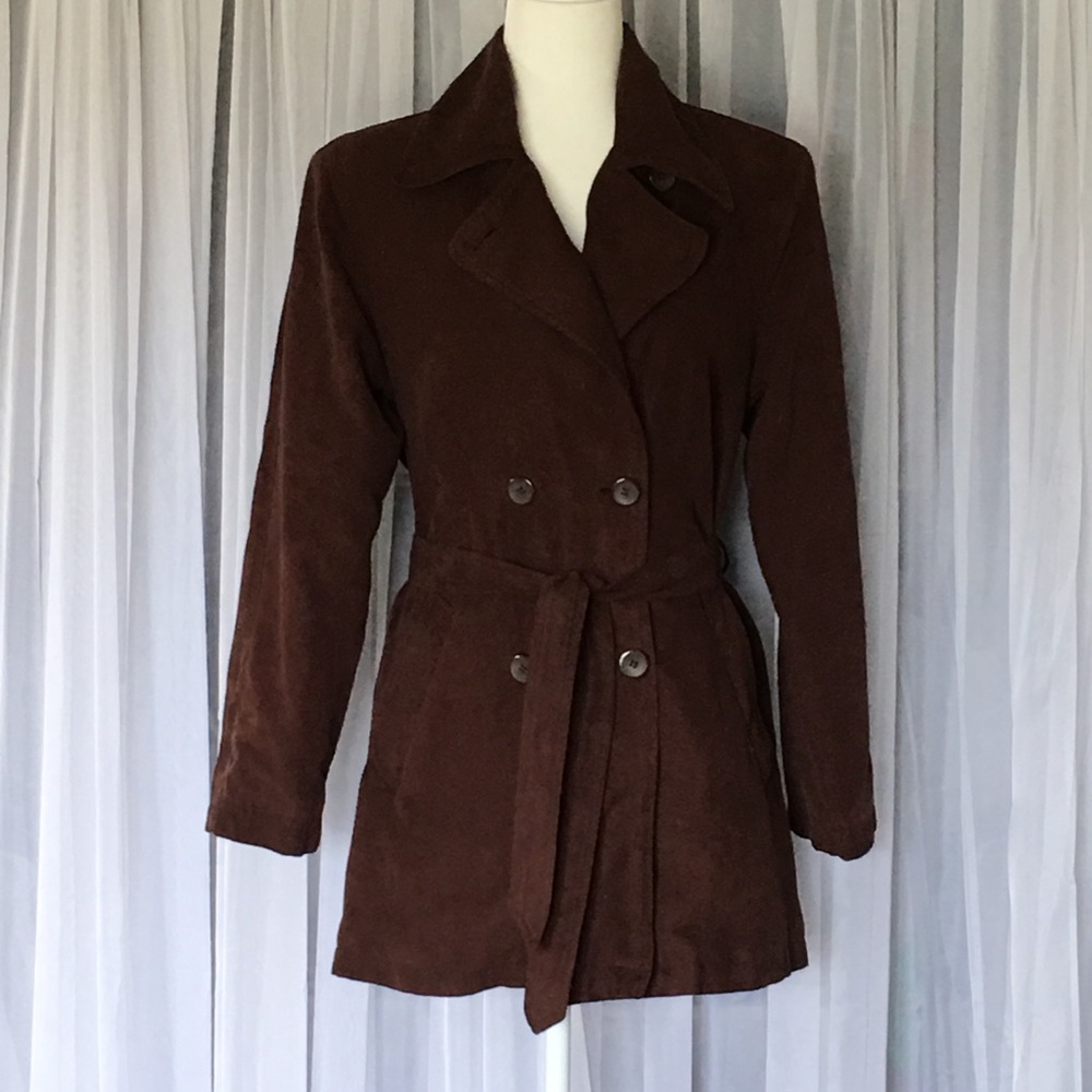 🔥Brown Belted Dress Jacket by FU DA New York